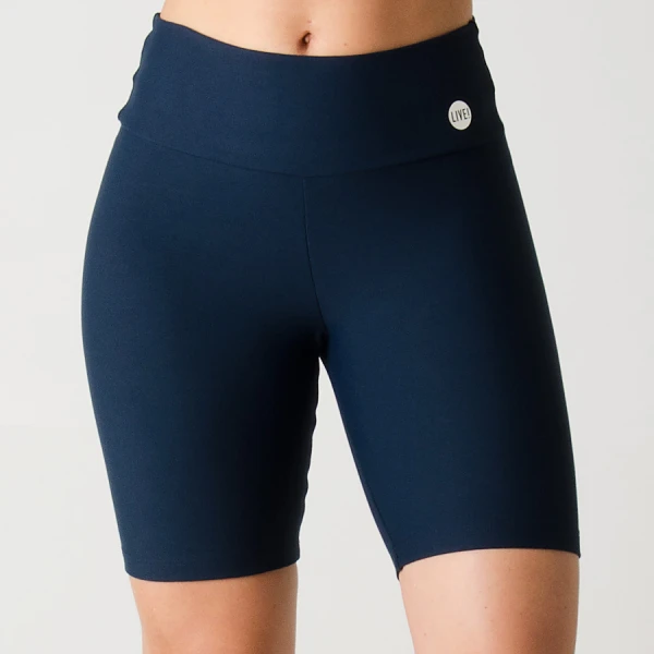 BERMUDA LIVE ACTIVE ESSENTIAL FEMININA - Marinho