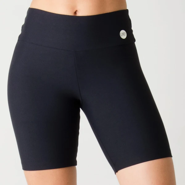 BERMUDA LIVE ACTIVE ESSENTIAL FEMININA - Preto