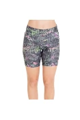 BERMUDA LIVE ACTIVE FLEXAR ESTAMPADA FEMININA - Chumbo/verde
