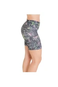 BERMUDA LIVE ACTIVE FLEXAR ESTAMPADA FEMININA - Chumbo/verde
