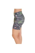 BERMUDA LIVE ACTIVE FLEXAR ESTAMPADA FEMININA - Chumbo/verde