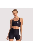 BERMUDA LIVE NEO ICON LUX FEMININA - Preto BERMUDA LIVE NEO ICON LUX FEMININA - Preto