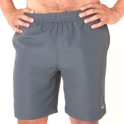 BERMUDA MIZUNO BAS RIP STOP 3 MASCULINA - Chumbo/branco BERMUDA MIZUNO BAS RIP STOP 3 MASCULINA - Chumbo/branco