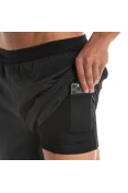 BERMUDA MIZUNO HIGH RUNNING MASCULINA - Preto