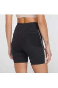 BERMUDA MIZUNO RUN EASY 4 FEMININA - Preto/bege