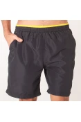 BERMUDA MIZUNO TENNIS MASTER MASCULINA - Preto/amarelo