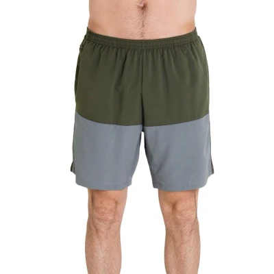 BERMUDA NIKE 7' DISTANCE MASCULINA - Verde/cinza