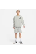 BERMUDA NIKE CLUB FLEECE ALUMNI MASCULINO - Cinza