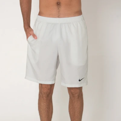 BERMUDA NIKE COURT DRY TENNIS MASCULINA - Branco/preto