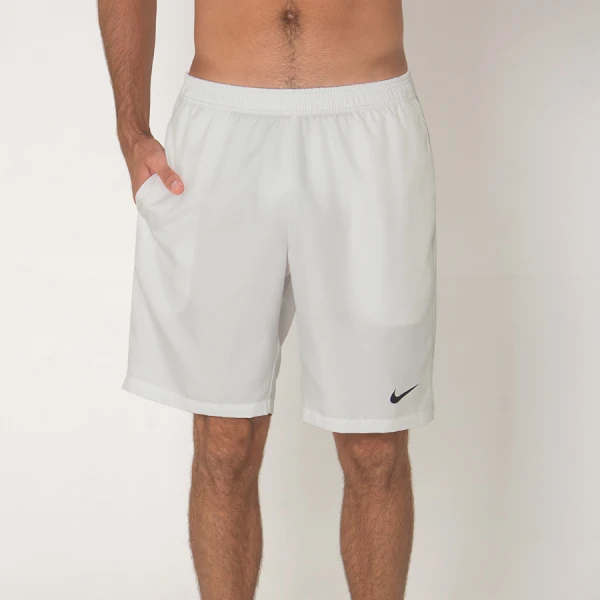 BERMUDA NIKE COURT DRY TENNIS MASCULINA - Branco/preto