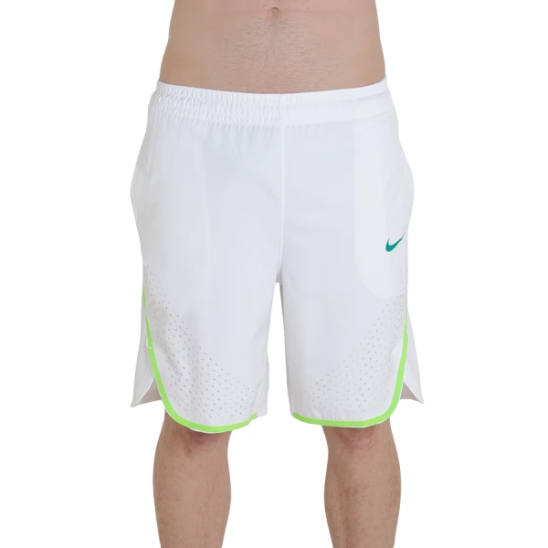 BERMUDA NIKE DE BASQUETE VAPOR BRASIL REPLICA MASCULINA - Branco/verde