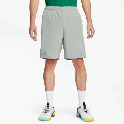 BERMUDA NIKE DF FLEX WVN 9IN MASCULINA - Cinza