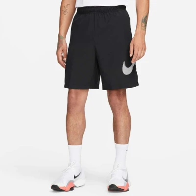 BERMUDA NIKE DF FLX WVN 9 IN GFX MASCULINA - Preto