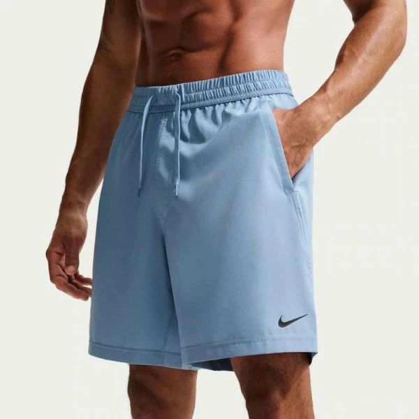 BERMUDA NIKE DF FORM 7IN UL MASCULINA - Azul celeste