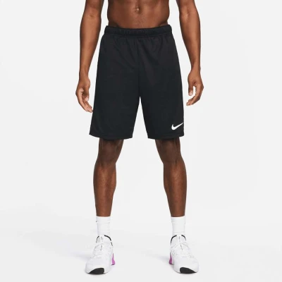 BERMUDA NIKE DF KNIT HYBRID 9IN MASCULINA - Preto