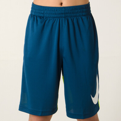 BERMUDA NIKE DRI FIT HBR INFANTIL - Marinho/verde