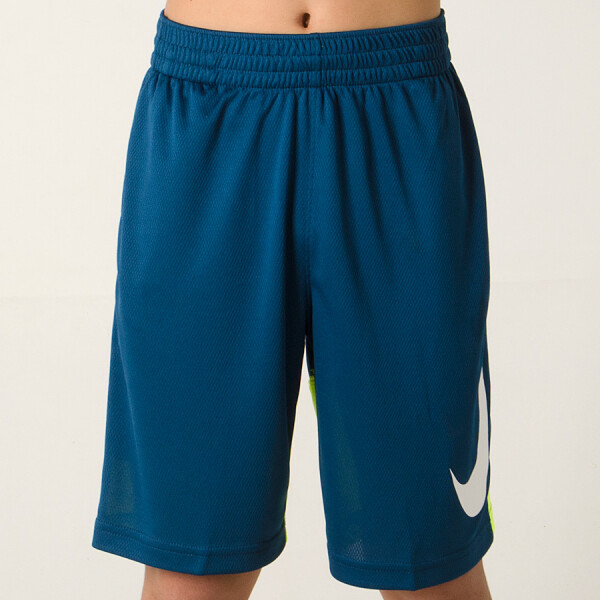 BERMUDA NIKE DRI FIT HBR INFANTIL - Marinho/verde