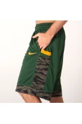 BERMUDA NIKE DRY COURTLINES PRINT MASCULINA - Verde/amarelo BERMUDA NIKE DRY COURTLINES PRINT MASCULINA - Verde/amarelo
