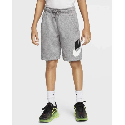 BERMUDA NIKE NSW CLUB HBR FT INFANTIL - Cinza