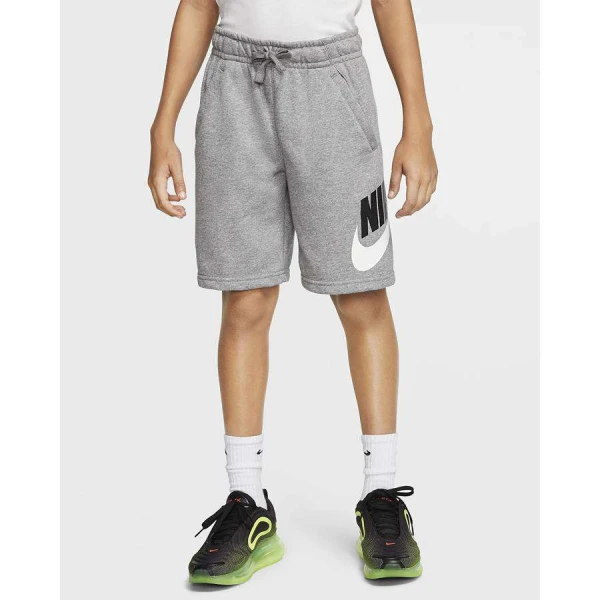 BERMUDA NIKE NSW CLUB HBR FT INFANTIL - Cinza