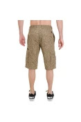 BERMUDA NIKE PRINT MOUNTAIN 32 MASCULINA - Marrom
