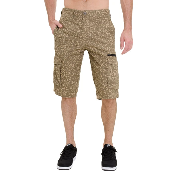 BERMUDA NIKE PRINT MOUNTAIN 32 MASCULINA - Marrom