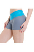 BERMUDA NIKE SLIM FEMININA - Chumbo