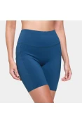 BERMUDA OLYMPIKUS CORRE C/ BOLSO FEMININA - Azul