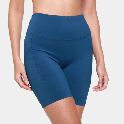 BERMUDA OLYMPIKUS CORRE C/ BOLSO FEMININA - Azul