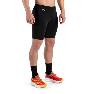 BERMUDA OLYMPIKUS CORRE MASCULINA - Preto/prata