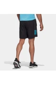BERMUDA OWN THE RUN ADIDAS MASCULINA - Preto/azul BERMUDA OWN THE RUN ADIDAS MASCULINA - Preto/azul