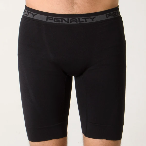 BERMUDA PENALTY SEAMLESS COMPRESSÃO PRO MASCULINA - Preto