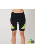 BERMUDA POKER CICLISTA LYCRA ACOLCHOADA FEMININA - Preto/pink