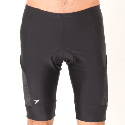 BERMUDA POKER CICLISTA LYCRA ACOLCHOADA RIDE II - Preto