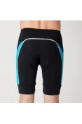 BERMUDA POKER CICLISTA LYCRA ACOLCHOADA SPEED 4 MASCULINA - Preto/verde