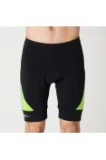 BERMUDA POKER CICLISTA LYCRA ACOLCHOADA SPEED 4 MASCULINA - Preto/verde
