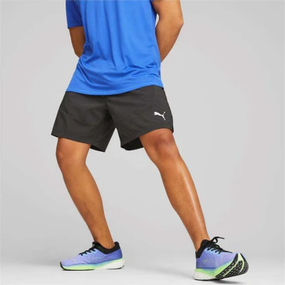 BERMUDA PUMA CORRIDA FAVORITE VELOCITY 7 MASCULINA - Preto