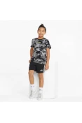 BERMUDA PUMA ESS+ CAMO SHORTS TR INFANTIL - Preto