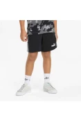 BERMUDA PUMA ESS+ CAMO SHORTS TR INFANTIL - Preto