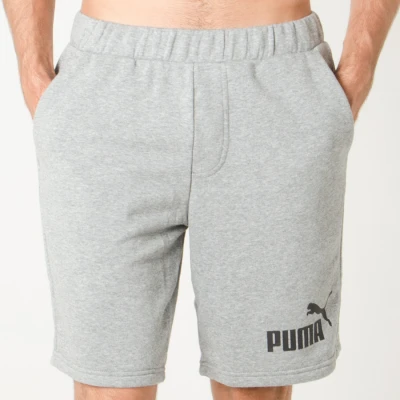 BERMUDA PUMA ESS NO I SWEAT SHORTS 9' MASCULINA - Cinza