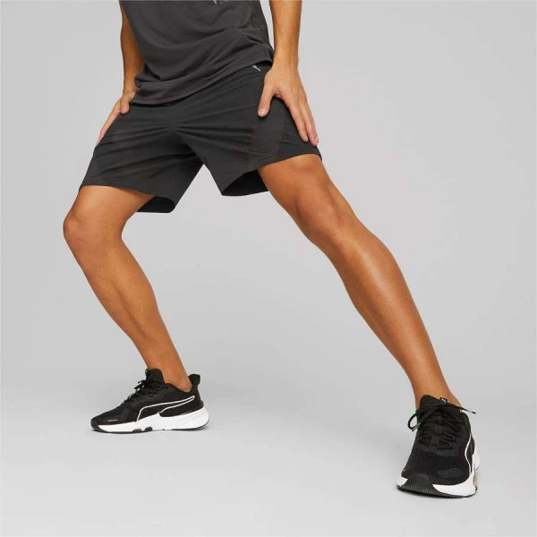 BERMUDA PUMA FIT 7 STRETCH WOVEN MASCULINA - Preto