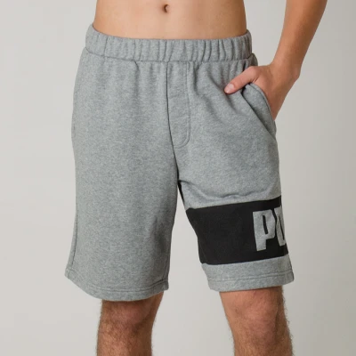 BERMUDA PUMA REBEL SWEAT SHORTS MASCULINA - Cinza BERMUDA PUMA REBEL SWEAT SHORTS MASCULINA - Cinza