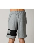 BERMUDA PUMA REBEL SWEAT SHORTS MASCULINA - Cinza BERMUDA PUMA REBEL SWEAT SHORTS MASCULINA - Cinza