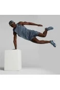 BERMUDA PUMA RUN FAVORITE WOVEN 5 SESSION MASCULINA - Azul