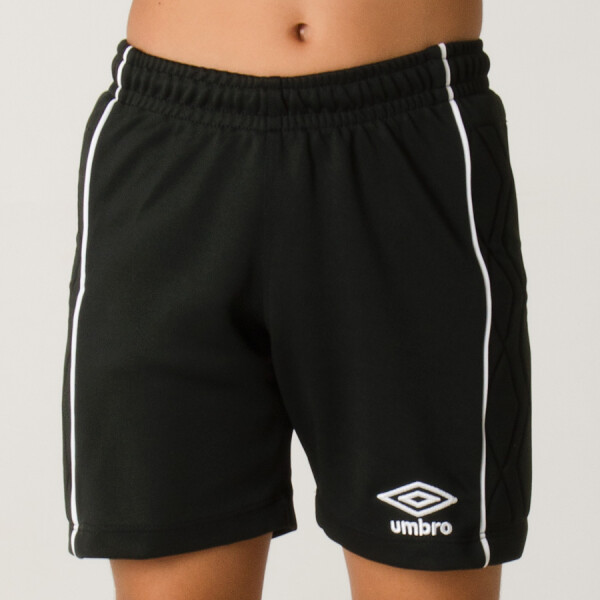 BERMUDA UMBRO GOLEIRO TWR SHELTER INFANTIL - Preto/branco