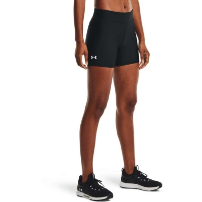 BERMUDA UNDER ARMOUR HEATGEAR MID RISE FEMININA - Preto