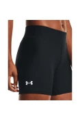 BERMUDA UNDER ARMOUR HEATGEAR MID RISE FEMININA - Preto