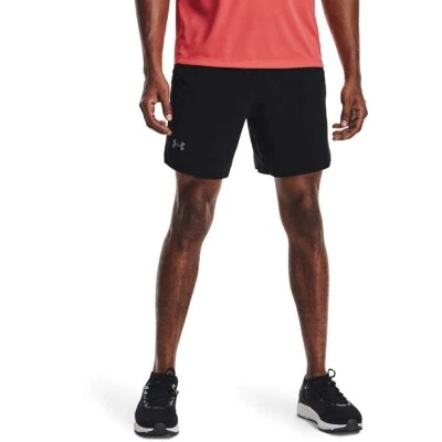 BERMUDA UNDER ARMOUR LAUNCH SW 7 MASCULINA - Preto