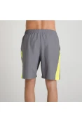 BERMUDA UNDER ARMOUR LUNCH 7 POL MASCULINA - Cinza/amarelo