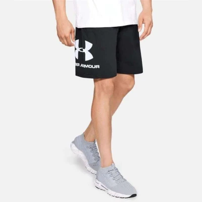 BERMUDA UNDER ARMOUR SPORTSTYLE TERRY MASCULINA - Preto